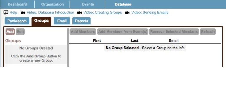 Let’s Get Organized: Database Groups