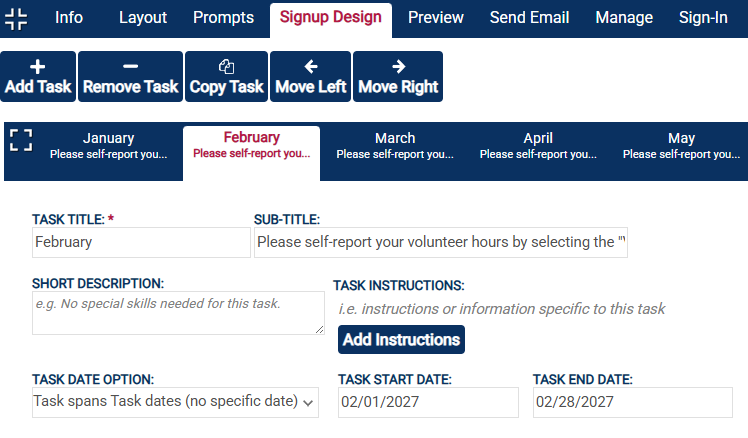 task date range screenshot